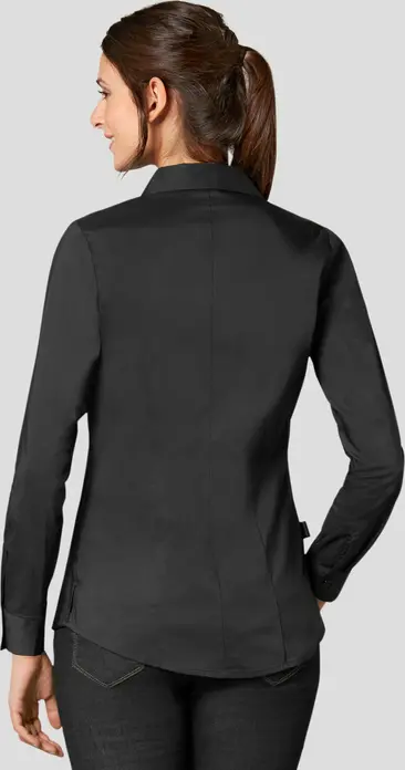 Jobeline Fiore Women's Blouse, Long Sleeve, 67% Cotton 33% Polyester, Regular Fit, Concealed Button Placket, Easy-Care, OEKO-TEX Standard 100