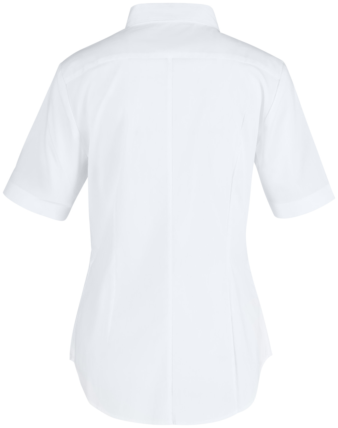 Jobeline Porter Women's Short Sleeve Blouse, Cotton-Polyester Blend, Regular Fit, Easy-Iron, OEKO-TEX Certified, Rounded Hem