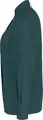 Jobeline Marco Women's Chef Jacket, Long-Sleeved, 65% Polyester 35% Cotton, Breathable Pique Back, Concealed Snap Buttons, Petrol Green