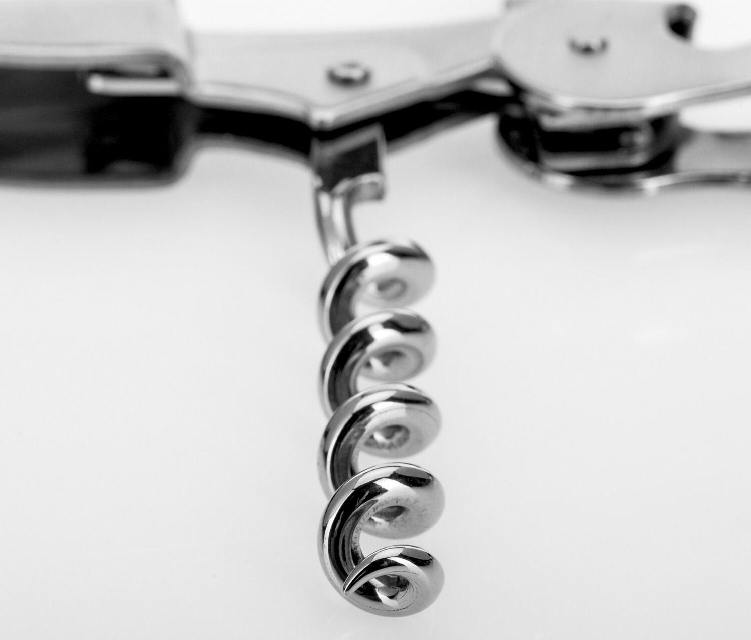 Westmark Kellnermesser Profi 60172270 Tirbuson Profesional 3-in-1, Deschisător de Sticle și Cutter pentru Folie, Oțel Inoxidabil, Argintiu, Made in Germany