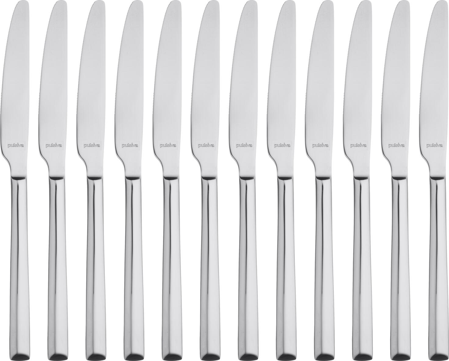 Cutit de masa Pulsiva Lissabon, 23 cm, lama din otel inoxidabil 13/0, otel crom-nichel 18/10, finisaj oglinda, potrivit pentru gastronomie