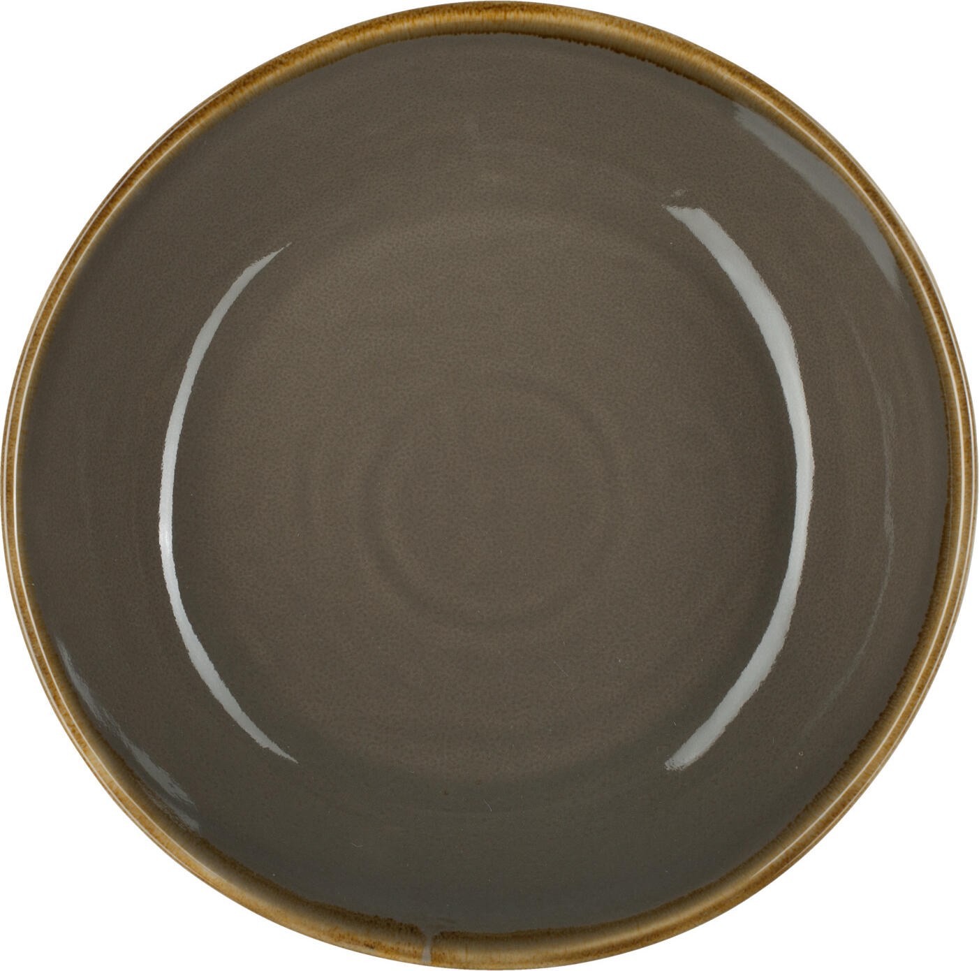 PULSIVA LUSINI Solutions GmbH Plate Glaze 2.0 deep Teller Glaze 2.0 tief Plate Glaze 2.0 deep; 900 ml, 22x4.8 cm (ØxH); grey; round; 6 piece / pack Teller Glaze 2.0 tief; 900 ml, 22x4.8 cm (ØxH); grau; rund; 6 Stück / Pack Deep plate of glazed porcelain with slightly irregular colored decorative rim. In various colors. Without flag. Suitable for dishwasher. Not suitable for microwave. Tiefer Teller aus glasiertem Porzellan mit leicht unregelmäßigem, farbigem Zierrand. In verschiedenen Farben. Ohne Fahne. Spülmaschinengeeignet. Nicht mikrowellengeeignet.