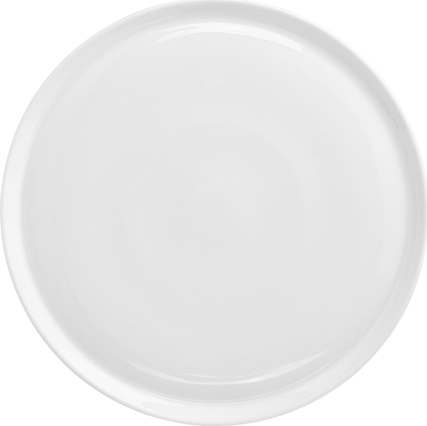 Farfurie pentru pizza VEGA Base, porțelan alb de înaltă calitate, rotundă, diametru 31 cm, compatibilă cu mașina de spălat vase și cuptorul cu microunde