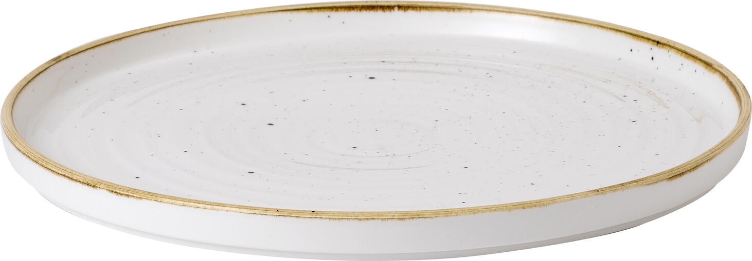 Churchill Churchill China (UK) ltd. Round plate Stonecast Barley White with raised rim Teller rund Stonecast Barley White mit erhöhtem Rand Round plate Stonecast Barley White with raised rim; 27.5x2 cm (ØxH); white/brown; round; 6 piece / pack Teller rund Stonecast Barley White mit erhöhtem Rand; 27.5x2 cm (ØxH); weiß/braun; rund; 6 Stück / Pack Rustic charm with an astounding effect — hand-decorated and individually inspired by the changing of the seasons, add warmth and rustic style to your table with this versatile hand-painted design, available in 15 stunning colors. Der weiße Gastronomie Teller Stonecast „Barley White“ von Churchill vereint klassische Optik mit hoher Funktionalität. Als vielseitiger Stonecast Barley White Restaurant Teller passt er zu unterschiedlichsten Speisen und Konzepten. Der erhöhte Rand macht diesen robusten Teller in runder Form besonders servicefreundlich und unterstützt ein sicheres Handling im Alltag. Ideal für Betriebe, die auf langlebiges Churchill Profi Geschirr setzen
