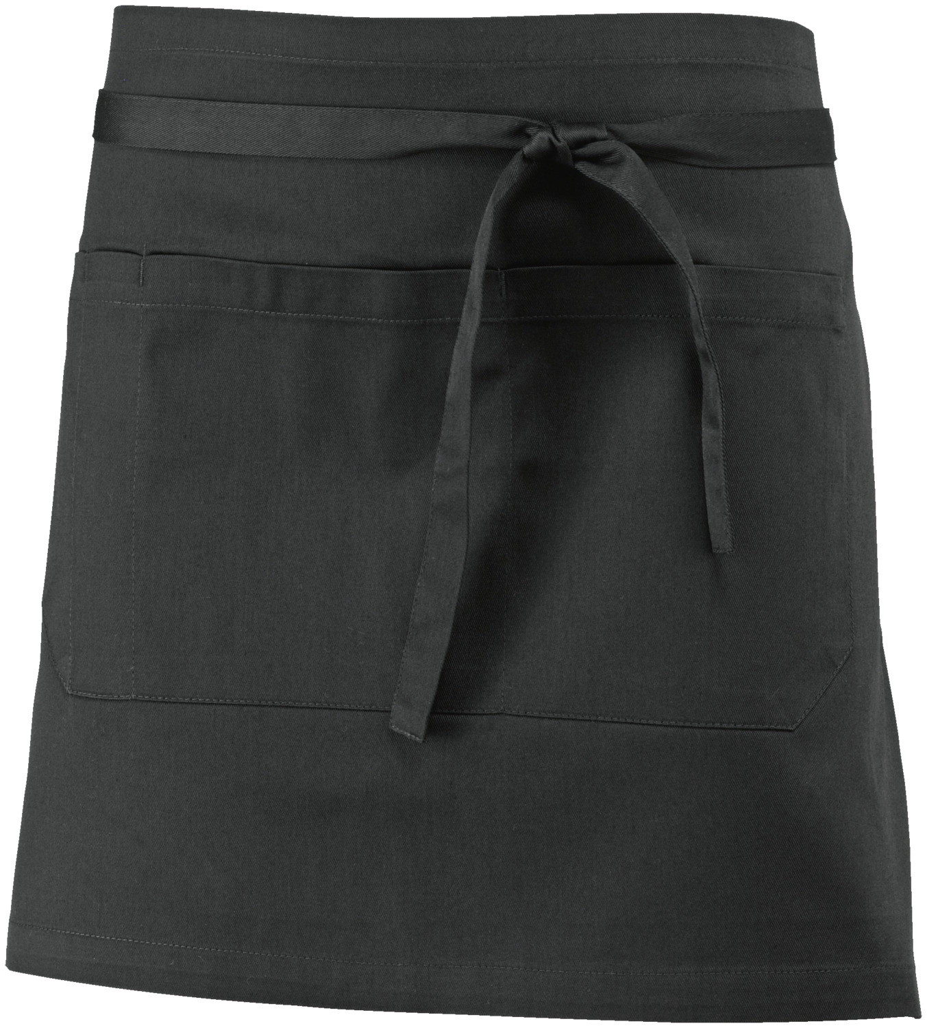 Jobeline Nando Waist Apron, 60x100 cm, Polyester-Cotton Blend, Black, with Front and Pen Pockets, OEKO-TEX Standard 100