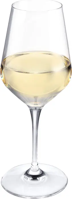 Set Pahare pentru Vin Alb Bormioli Rocco Electra, 370ml Cristal Star Glass fara Plumb, Inaltime 20.5cm, Rezistente la Spalat in Masina, Cod 1.92341
