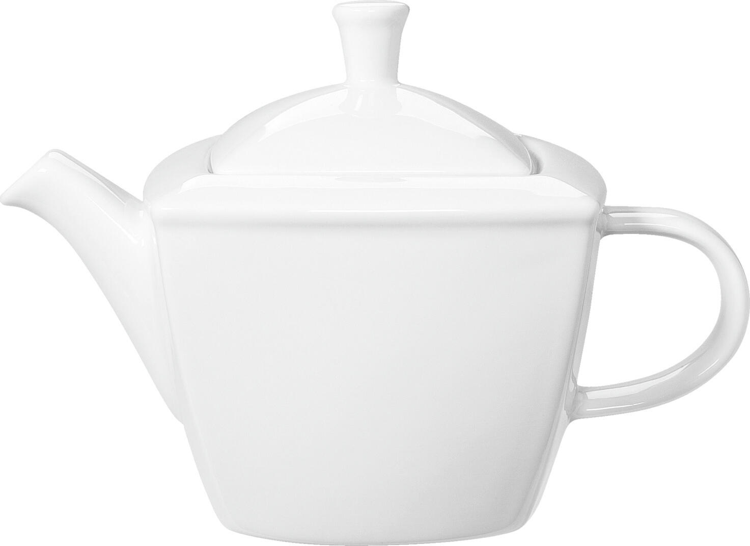 VEGA LUSINI Solutions GmbH Teapot Melbourne Teekanne Melbourne Teapot Melbourne; 450 ml, 11.2x11.2x13 cm (LxWxH); white; square; 6 piece / pack Teekanne Melbourne; 450 ml, 11.2x11.2x13 cm (LxBxH); weiß; quadratisch; 6 Stück / Pack White porcelain teapot with lid. In square shape. Straight design. Dishwasher safe and microwaveable. Weiße Teekanne mit Deckel aus Porzellan. In eckiger Form. Geradliniges Design. Spülmaschinenfest und mikrowellengeeignet.