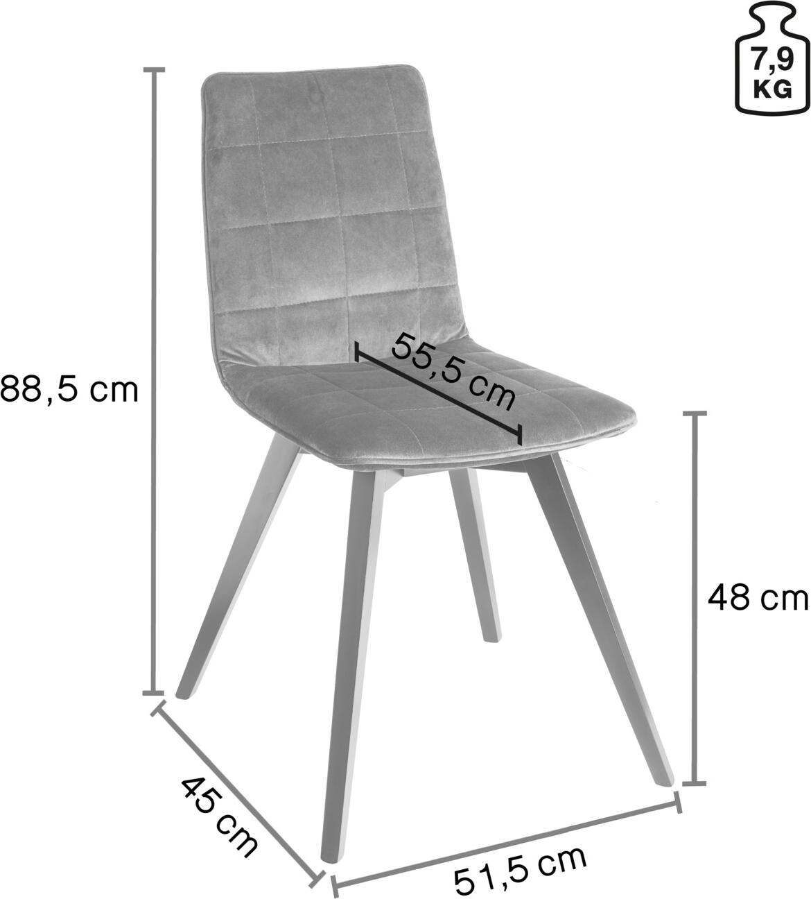 VEGA Milaria Shell Chair, Imitation Leather Upholstered Seat, Lacquered Beech Wood Frame, Cognac and Walnut, 60x51x88.5 cm, 100k Martindale
