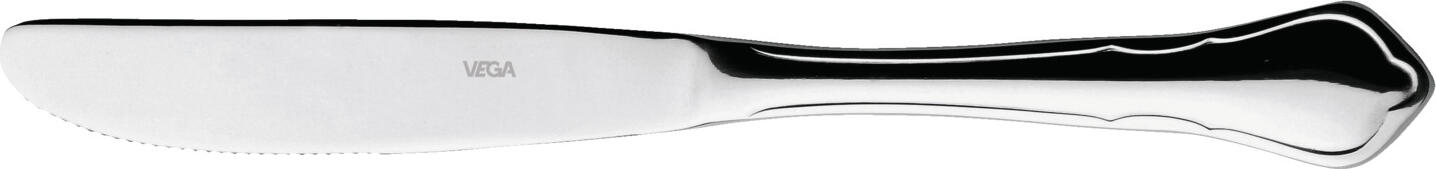 VEGA Chippendale Mini Knife, 13/0 Stainless Steel, 21 cm, Mirror Polished, Dishwasher Safe, Designer LUSINI Germany