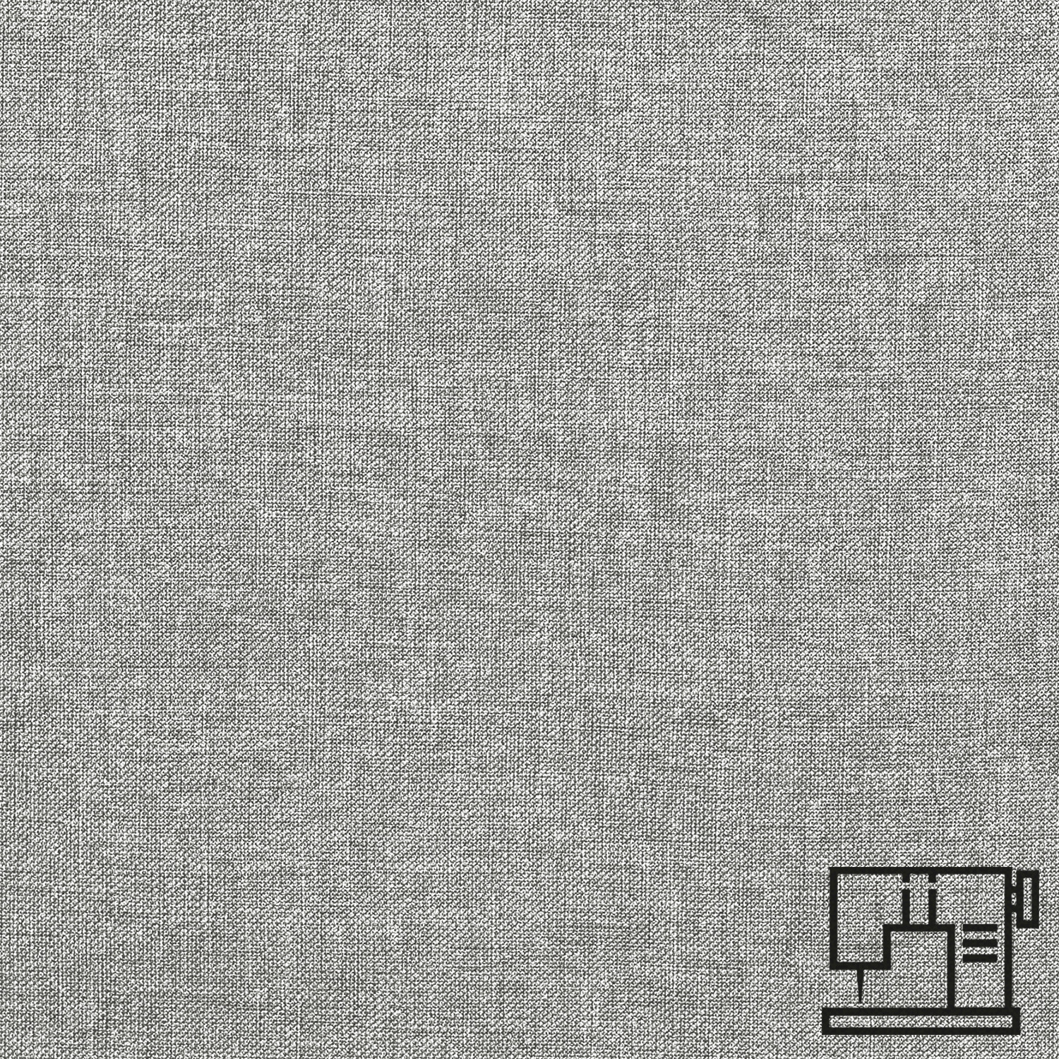 ERWIN M. LUSINI Nova Square Tablecloth, 100% Polyester, 130 x 130 cm, Light-grey Mottled Look, OEKO-TEX Standard 100, Robust Easy Care