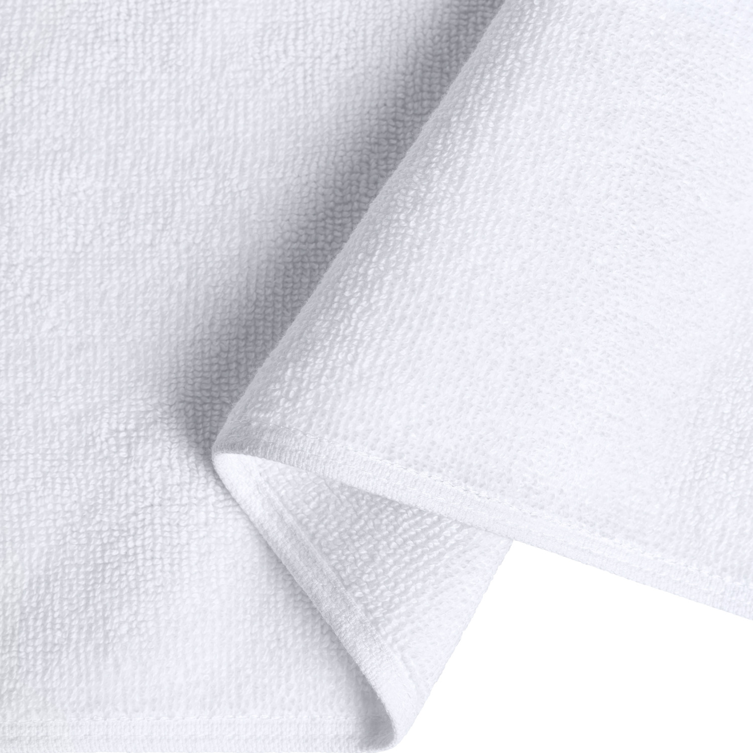 Covor baie ERWIN M. LUSINI Classico, 100% bumbac terry, 50 x 70 cm, Alb, Absorbant si Durabil, Certificat OEKO-TEX Standard 100