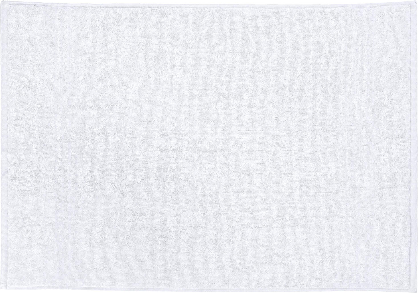 ERWIN M. LUSINI Solutions GmbH Bath mat Classico without border Badematte Classico ohne Bordüre Bath mat Classico without border; 50x70 cm (WxL); white; 10 piece / pack Badematte Classico ohne Bordüre; 50x70 cm (BxL); weiß; 10 Stück / Pack 100% cotton. Weight approx. 700 g/m². Walk terry bath mat in durable quality, absorbent and soft. A hotel classic in white, available without border. Personalization possible. 100 % Baumwolle. Gewicht ca. 700 g/m². Walkfrottier Badematte in strapazierfähiger Qualität, saugstark und weich. Ein Hotelklassiker in weiß, erhältlich ohne Bordüre. Personalisierung möglich.