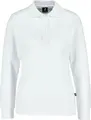 Jobeline Fly Women's Long Sleeve Polo Shirt, 65% Polyester 35% Cotton Superwash Quality, Three-Button Placket, OEKO-TEX Standard 100