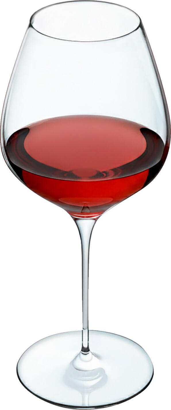 Chef & Sommelier Mylla Extra Fine Red Wine Glass, KRYSTA Crystal, 650ml, 24cm, Extra Thin Rim 0.7mm, Professional HORECA Grade