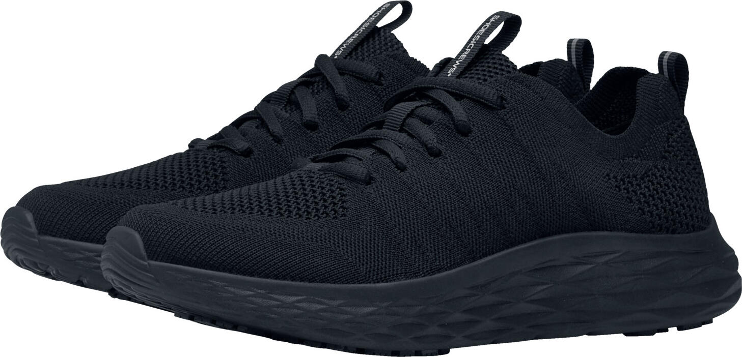 Shoes For Crews Everlight Men's Professional Slip-Resistant Shoes, Size EU 45, Breathable Water-Repellent Knitted Upper, Featherlight Foam, Metal-Free, Vegan