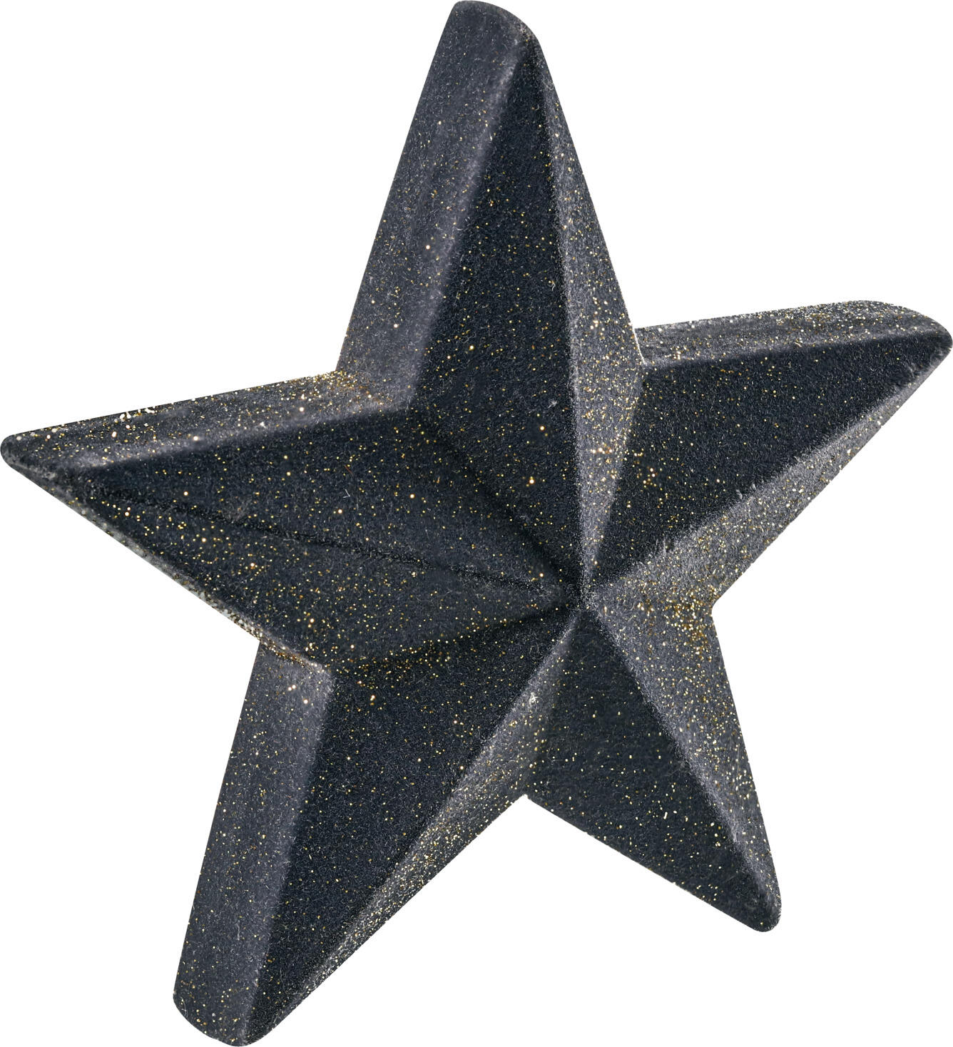 unknown LUSINI Solutions GmbH Decorative star Cika Deko-Stern Cika Decorative star Cika; 17.5x16x6 cm (WxDxH); anthracite/golden Deko-Stern Cika; 17.5x16x6 cm (BxTxH); anthrazit/gold Wooden decorative star with velvet coating and glitter particles. Dekostern aus Holz mit Samtüberzug und Glitzerpartikeln.