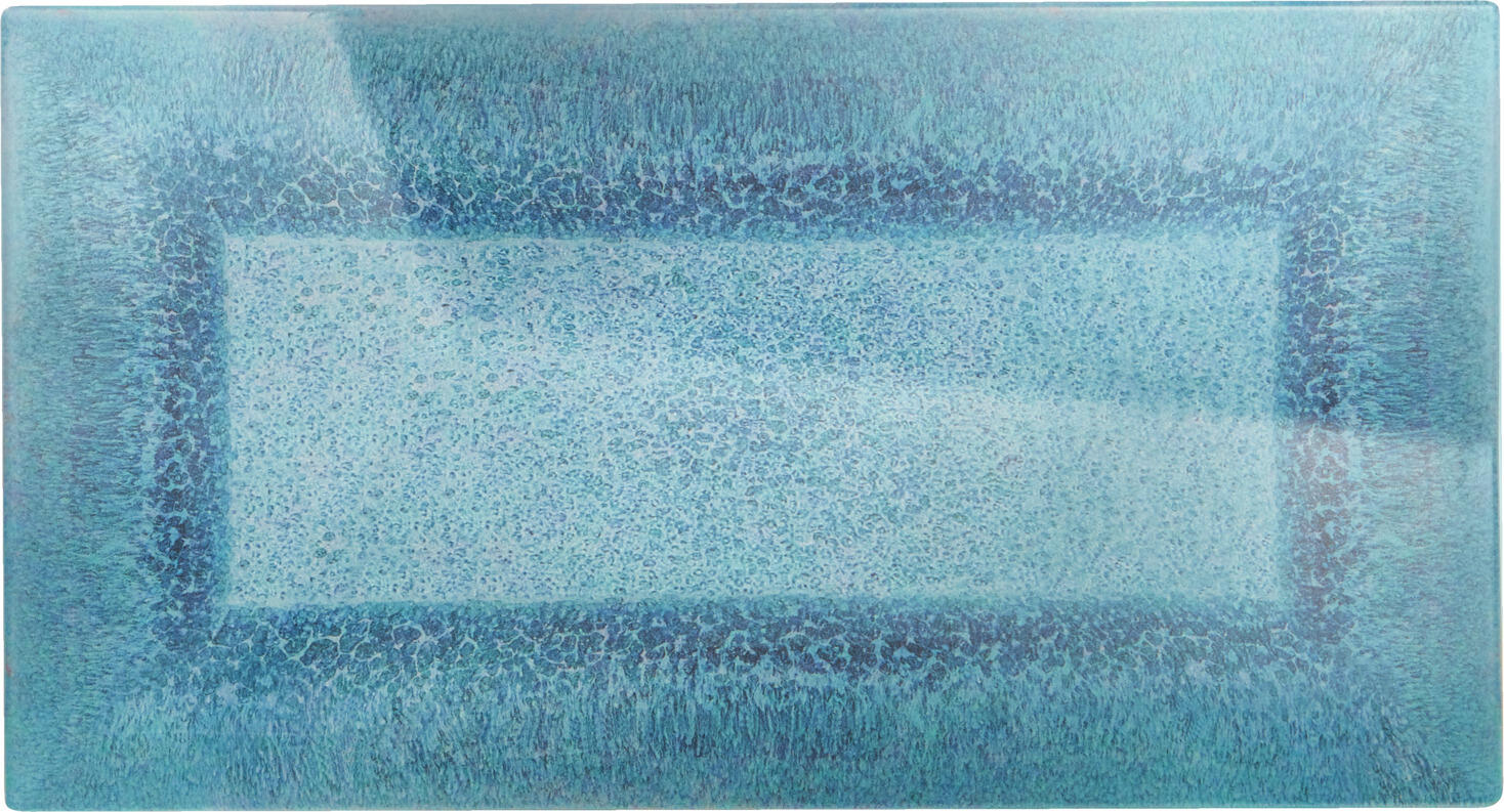 VEGA LUSINI Solutions GmbH Platter Escanba Platte Escanba Platter Escanba; size GN 1/3, 32.5x17.6x2 cm (LxWxH); turquoise; rectangular; 2 piece / pack Platte Escanba; Größe GN 1/3, 32.5x17.6x2 cm (LxBxH); türkis; rechteckig; 2 Stück / Pack Batik-style melamine platters in various GN sizes. Highly durable thanks to excellent impact and breakage resistance. For use between -30 °C to +70 °C. Stackable and dishwasher safe. Not cut resistant. Melamin-Platten in Batik-Style in verschiedenen GN-Maßen. Besonders langlebig durch hohe Stoß- und Bruchfestigkeit. Einsatzbereich zwischen -30 °C bis +70 °C. Stapelbar und spülmaschinenfest. Nicht Schnittfest.