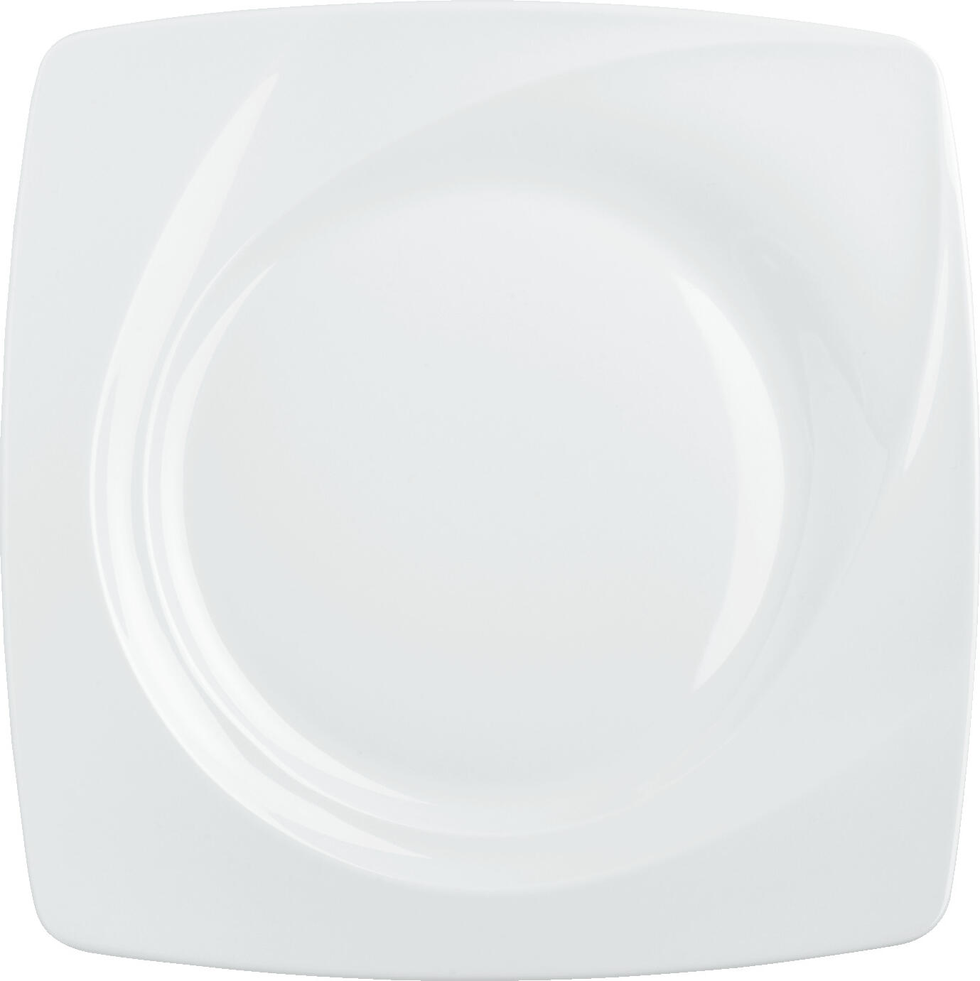 VEGA LUSINI Solutions GmbH Plate Vilano flat Teller Vilano flach Plate Vilano flat; 19x19 cm (LxW); white; square; 6 piece / pack Teller Vilano flach; 19x19 cm (LxB); weiß; quadratisch; 6 Stück / Pack White plate made of porcelain. In square shape with round inner surface. Classically elegant. Dishwasher safe and microwaveable. Weißer Teller aus Porzellan. In eckiger Form mit runder Innenfläche. Klassisch-elegant. Spülmaschinenfest und mikrowellengeeignet.