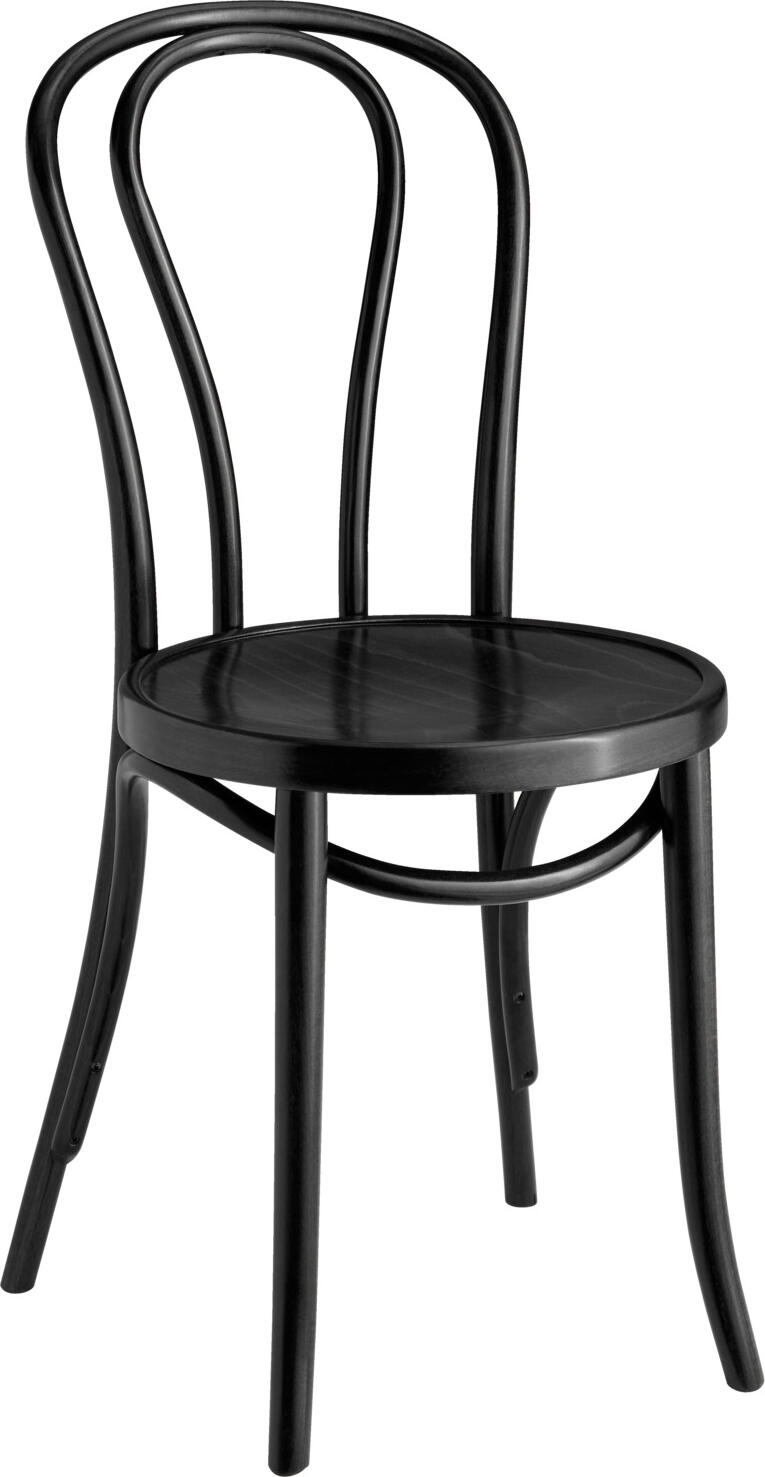 VEGA LUSINI Solutions GmbH Wooden chair Charles Bugholzstuhl Charles Wooden chair Charles; 44x53.5x88 cm (WxDxH); black; 2 piece / pack Bugholzstuhl Charles; 44x53.5x88 cm (BxTxH); schwarz; 2 Stück / Pack Classic bentwood chair without armrests made of solid beech, stained and lacquered. Curved backrest. Very comfortable to sit on. Easy-care. For indoor use only. Delivered assembled. Order the matching seat cushions at the same time. Klassischer Bugholzstuhl ohne Armlehnen aus massiver Buche, gebeizt und lackiert. Gebogene Rückenlehne. Hoher Sitzkomfort. Pflegeleicht. Nur für den Innenbereich geeignet. Lieferung erfolgt montiert. Passende Sitzkissen gleich mitbestellen. Der Bugholzstuhl ist FSC™-zertifiziert. LUSINI ist davon überzeugt, dass Wälder für unsere Zukunft unverzichtbar sind. Deshalb setzen wir uns für FSC™-zertifizierte Produkte ein (FSC™ N003150). So können wir Ihnen helfen, bessere Kaufentscheidungen zum Wohle unserer Wälder zu treffen. www.fsc.org