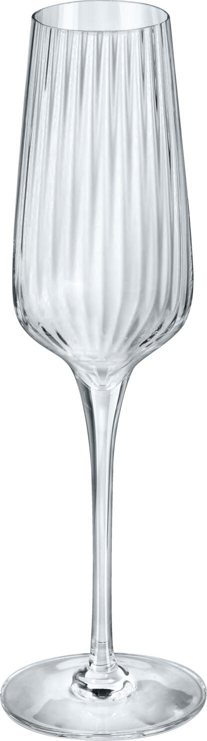 Chef & Sommelier Champagne glass Symetrie Sektglas  Symetrie Champagne glass Symetrie; 210 ml, 4.3x24 cm (ØxH); transparent; 6 piece / pack Sektglas  Symetrie; 210 ml, 4.3x24 cm (ØxH); transparent; 6 Stück / Pack Crystal sparkling wine glass with mousse point and facet cut. Dishwasher safe. Sektglas aus Kristallglas mit Moussierpunkt in Facetten-Design. Spümlmaschinenfest.