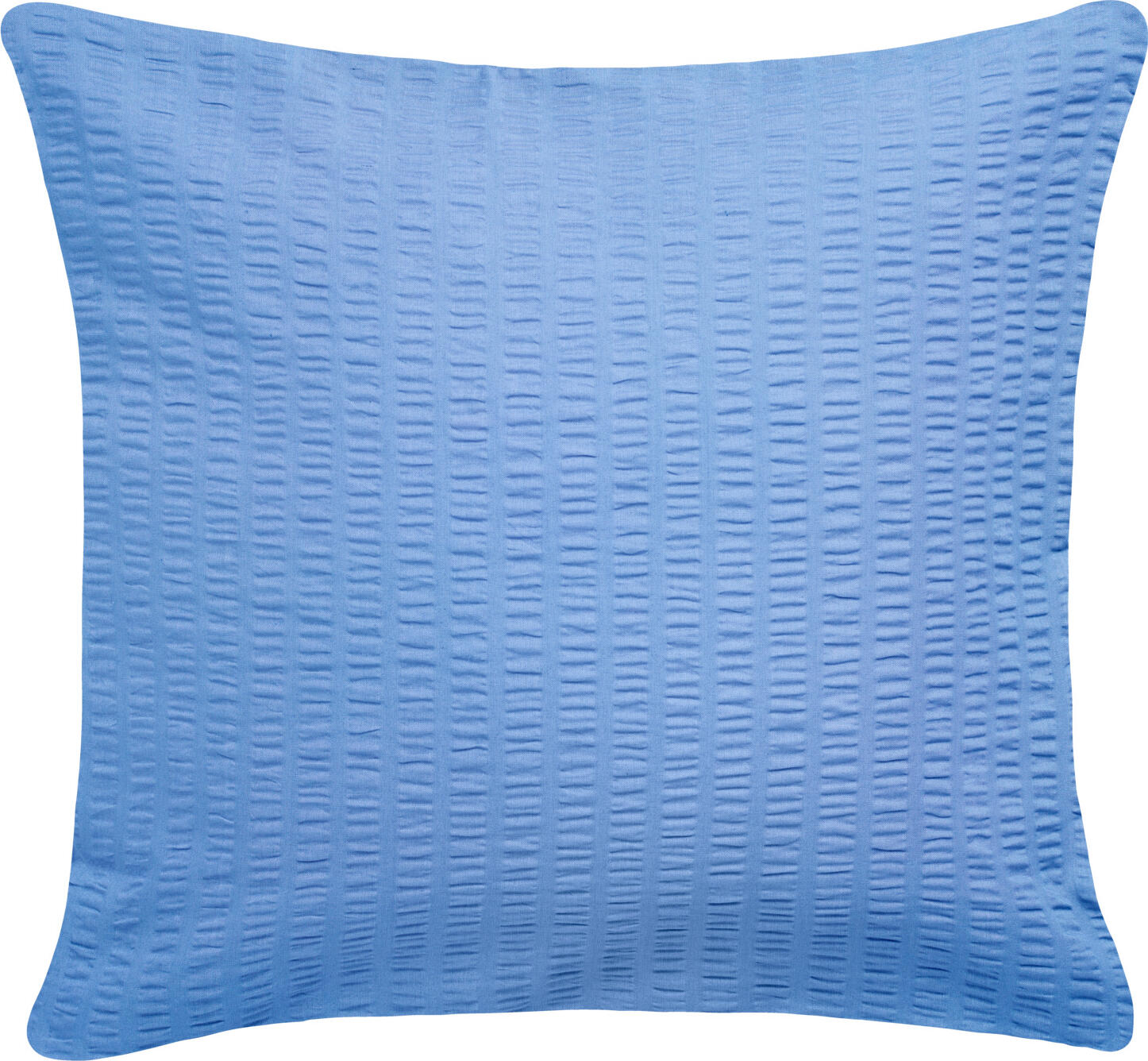 ERWIN M. LUSINI Solutions GmbH Pillow cover Mallorca zip fastener Kissenbezug Mallorca Reißverschluss Pillow cover Mallorca zip fastener; 40x40 cm (LxW); light-blue Kissenbezug Mallorca Reißverschluss; 40x40 cm (LxB); hellblau Mallorca pillowcase with zip – cotton seersucker pillowcase The Mallorca pillowcase, made from 100% cotton, combines high comfort with easy-care qualities for professional use. The characteristic seersucker weave creates an airy, breathable surface and helps maintain a comfortable sleeping environment. Its non-iron properties reduce the maintenance required in everyday use. The high-quality zip ensures ease of use and keeps the pillow securely in place. * 100% cotton * Weight approx. 125 g/m² * Thread count: 160 threads per inch * Seersucker fabric with temperature-regulating properties * Non-iron and easy-care * With zip Note: The product reaches its final size after three washes, as the fibres shrink slightly during the first wash (shrinkage). Kissenbezug Mallorca mit Reißverschluss– Seersucker Kissenbezug aus Baumwolle Der Kissenbezug Mallorca aus 100?% Baumwolle verbindet hohen Komfort mit einer pflegeleichten Qualität für den professionellen Einsatz. Die charakteristische Seersucker?Webart sorgt für eine luftige, atmungsaktive Oberfläche und unterstützt ein angenehmes Schlafklima. Durch die bügelfreien Eigenschaften reduziert sich der Pflegeaufwand im täglichen Gebrauch. Der hochwertige Reißverschluss gewährleistet eine komfortable Handhabung und einen sicheren Sitz des Kissens. * 100?% Baumwolle * Gewicht ca. 125?g/m² * Fadendichte (Thread Count): 160 Fäden je Inch * Seersucker?Qualität mit temperaturausgleichender Wirkung * Bügelfrei und pflegeleicht * Mit Reißverschluss Info: Das Produkt erreicht seine endgültige Größe nach drei Waschgängen, da sich die Fasern beim ersten Waschen noch zusammenziehen (Einsprung).