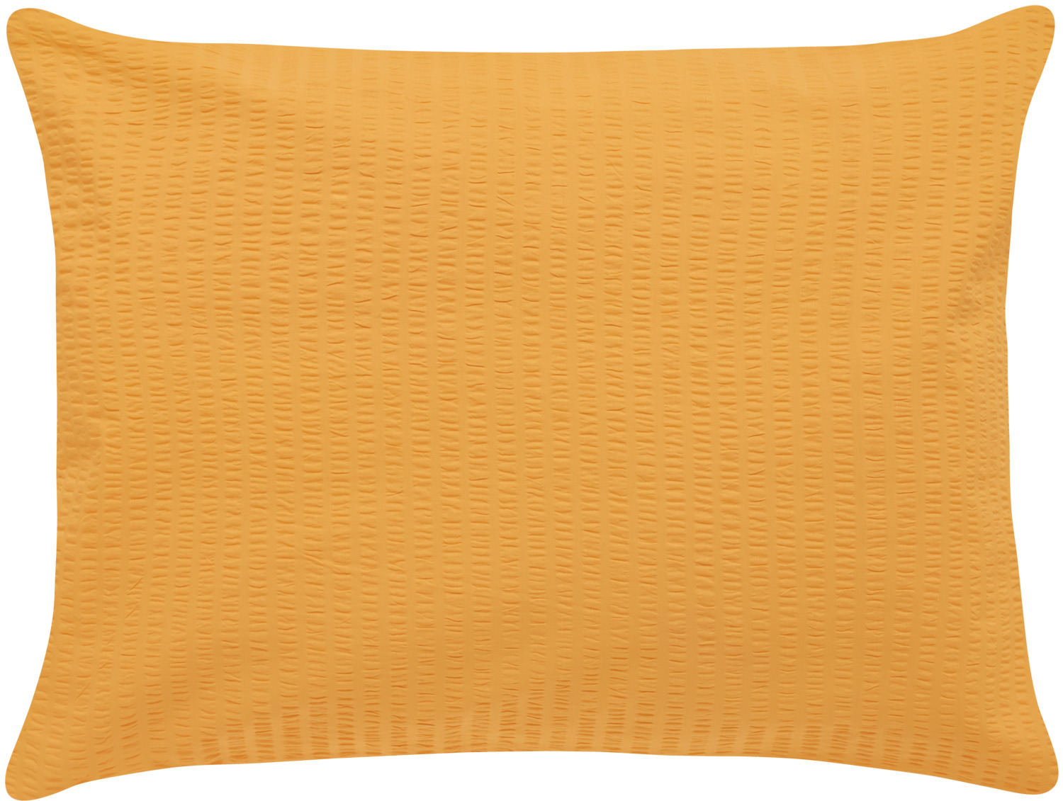ERWIN M. LUSINI Solutions GmbH Pillow cover Mallorca zip fastener Kissenbezug Mallorca Reißverschluss Pillow cover Mallorca zip fastener; 65x100 cm (LxW); golden Kissenbezug Mallorca Reißverschluss; 65x100 cm (LxB); gold Mallorca pillowcase with zip – cotton seersucker pillowcase The Mallorca pillowcase, made from 100% cotton, combines high comfort with easy-care qualities for professional use. The characteristic seersucker weave creates an airy, breathable surface and helps maintain a comfortable sleeping environment. Its non-iron properties reduce the maintenance required in everyday use. The high-quality zip ensures ease of use and keeps the pillow securely in place. * 100% cotton * Weight approx. 125 g/m² * Thread count: 160 threads per inch * Seersucker fabric with temperature-regulating properties * Non-iron and easy-care * With zip Note: The product reaches its final size after three washes, as the fibres shrink slightly during the first wash (shrinkage). Kissenbezug Mallorca mit Reißverschluss– Seersucker Kissenbezug aus Baumwolle Der Kissenbezug Mallorca aus 100?% Baumwolle verbindet hohen Komfort mit einer pflegeleichten Qualität für den professionellen Einsatz. Die charakteristische Seersucker?Webart sorgt für eine luftige, atmungsaktive Oberfläche und unterstützt ein angenehmes Schlafklima. Durch die bügelfreien Eigenschaften reduziert sich der Pflegeaufwand im täglichen Gebrauch. Der hochwertige Reißverschluss gewährleistet eine komfortable Handhabung und einen sicheren Sitz des Kissens. * 100?% Baumwolle * Gewicht ca. 125?g/m² * Fadendichte (Thread Count): 160 Fäden je Inch * Seersucker?Qualität mit temperaturausgleichender Wirkung * Bügelfrei und pflegeleicht * Mit Reißverschluss Info: Das Produkt erreicht seine endgültige Größe nach drei Waschgängen, da sich die Fasern beim ersten Waschen noch zusammenziehen (Einsprung).