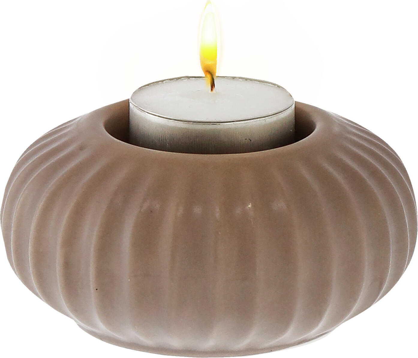 unknown LUSINI Solutions GmbH Tealight holder Nazan Teelichthalter Nazan Tealight holder Nazan; 9.8x5 cm (ØxH); brown; 2 piece / pack Teelichthalter Nazan; 9.8x5 cm (ØxH); braun; 2 Stück / Pack Tealight holder made of porcelain. suitable for dishwasher. Teelichthalter aus Porzellan. Spülmaschinengeeignet.