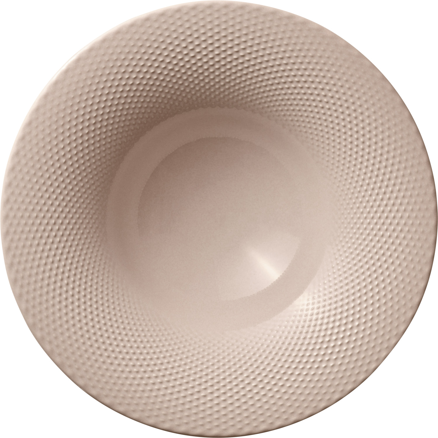 Heart & Soul Pine Relief Deep Plate Round Coup 27cm 400ml Color: Rosé Impact-Resistant Professional Catering Dishwasher and Microwave Safe