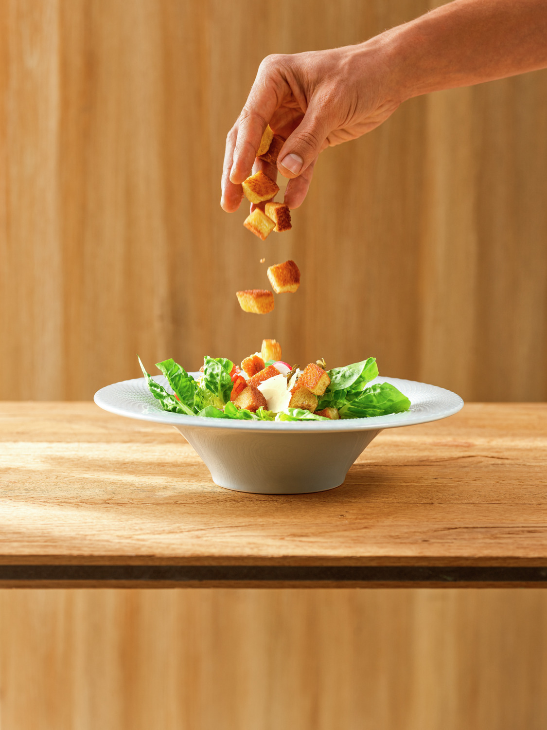 Heart & Soul Pine Relief Deep Plate Round Coup 27cm 400ml Beige Impact-Resistant Professional Catering Dishwasher and Microwave Safe