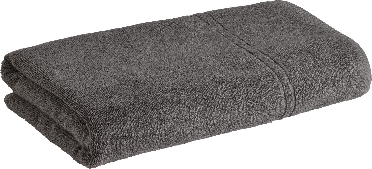 ERWIN M. LUSINI Solutions GmbH Shower towel Dina Duschtuch Dina Shower towel Dina; 70x140 cm (WxL); anthracite Duschtuch Dina; 70x140 cm (BxL); anthrazit 100% cotton. Weight approx. 500 g/m². Twisted terry shower towel in high quality, durable, Especially durable, developed in timeless, combinable natural tones. Personalization possible. 100 % Baumwolle. Gewicht ca. 500 g/m². Zwirnfrottier Duschtuch in hochwertiger, strapazierfähiger Qualität, Besonders langlebig, entwickelt in zeitlosen, kombinierbaren Naturtönen. Personalisierung möglich.