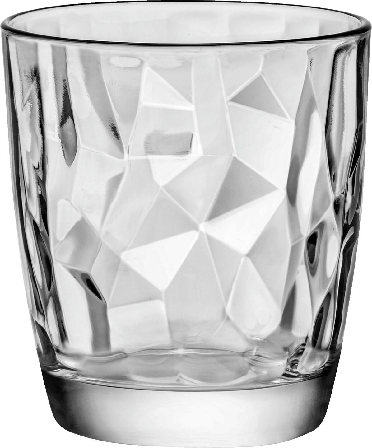 Bormioli Rocco Bormioli Luigi S.p.A. Universal glass Diamond Universalglas Diamond Universal glass Diamond; 305 ml, 8.4x9.2 cm (ØxH); transparent; 6 piece / pack Universalglas Diamond; 305 ml, 8.4x9.2 cm (ØxH); transparent; 6 Stück / Pack Universal glass with facet structure. Dishwasher safe. Universalglas mit Facetten-Struktur. Spülmaschinenfest.