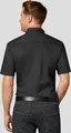 Jobeline Noah Men's Short Sleeve Shirt, 67% Cotton 33% Polyester, Kent Collar, Concealed Placket, Tailored Fit, Extra-Long Back, OEKO-TEX Standard 100
