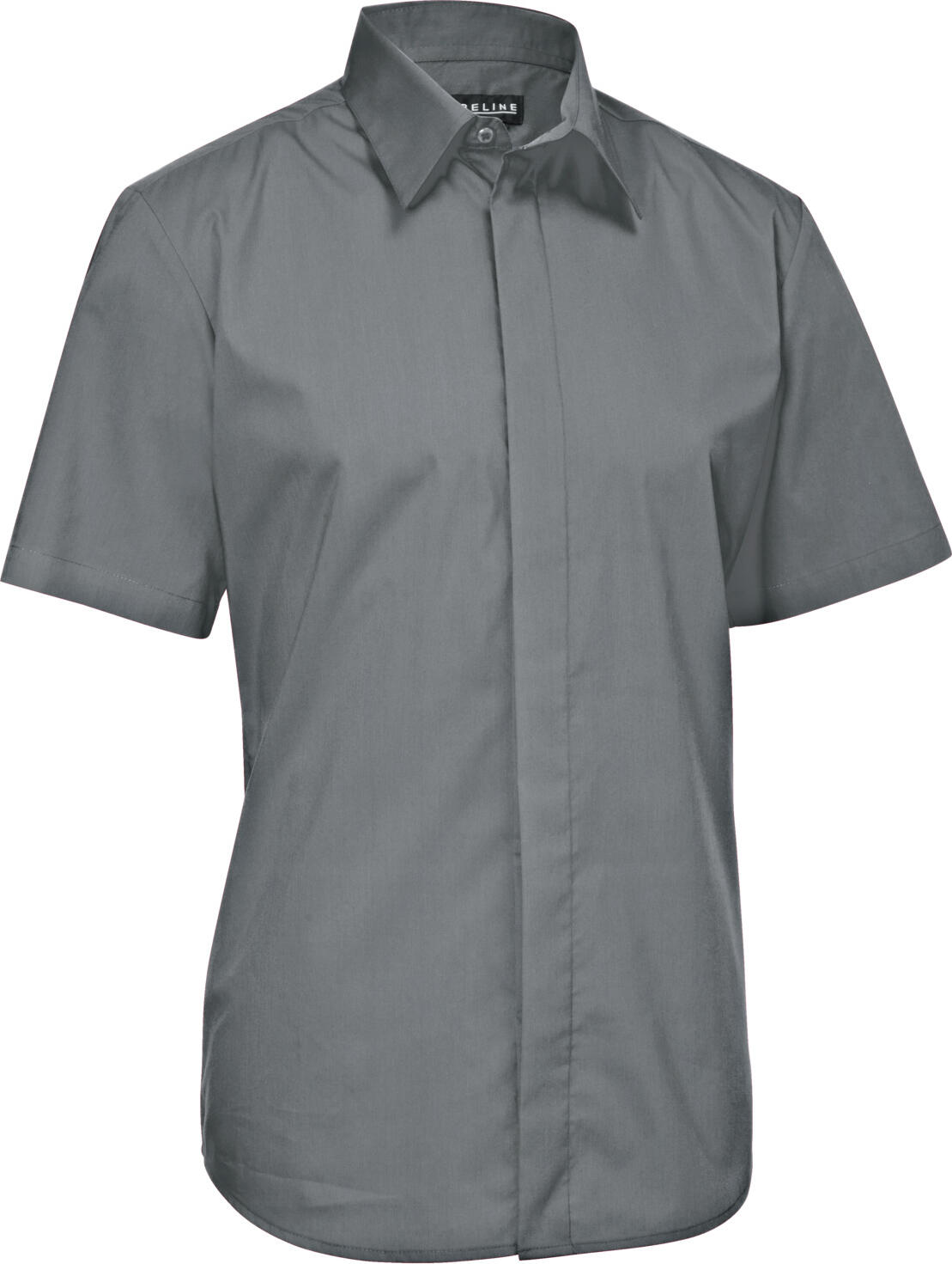 JOBELINE LUSINI Solutions GmbH Men's shirt Noah short sleeve Herren Hemd Noah Kurzarm Men's shirt Noah short sleeve; Size 37/38; grey Herren Hemd Noah Kurzarm; Kleidergröße 37/38; grau 67 % cotton, 33 % polyester. 30°C wash. Elegant men's shirt with concealed button placket, classic Kent collar and short sleeves. With an extra-long back and rounded hem. Particularly easy-care and easy-iron thanks to the polyester content. Also available with long sleeves. Slightly tailored cut. Back length: 80 cm for size 39/40. 67 % Baumwolle, 33 % Polyester. 30°-Wäsche. Elegantes Herrenhemd mit verdeckter Knopfleiste, klassischem Kent-Kragen und kurzem Ärmel. Mit extra langer Rückenlänge und abgerundetem Saum. Dank Polyesteranteil besonders pflege- und bügelleicht. Erhältlich auch mit langem Ärmel. Leicht tailliert geschnitten. Rückenlänge: 80 cm in Gr. 39/40