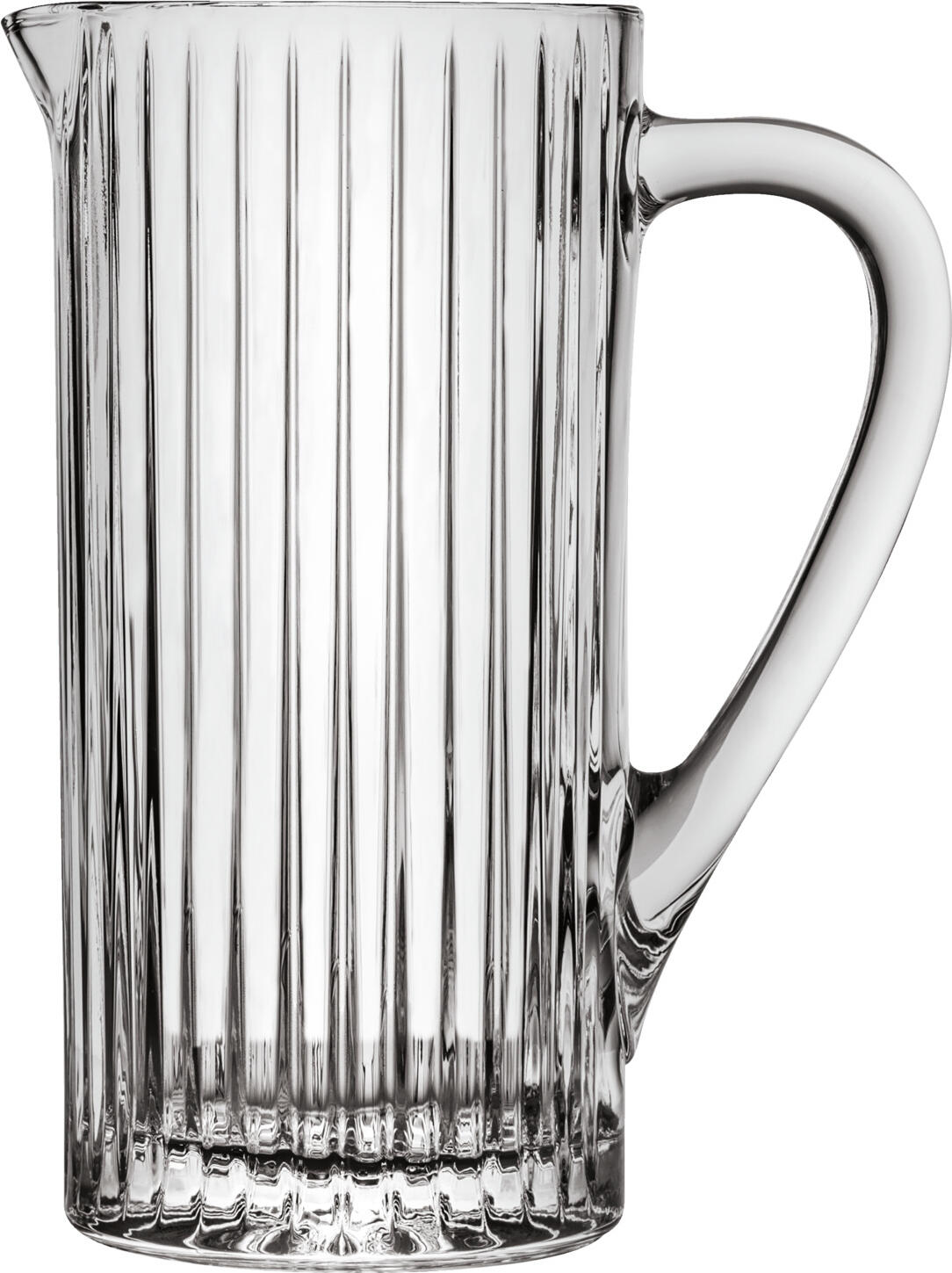 RCR RCR Cristalleria Italiana SpA Glass carafe Timeless Glas-Karaffe Timeless Glass carafe Timeless; 1200 ml, 14x23 cm (ØxH); transparent Glas-Karaffe Timeless; 1.2 l, 14x23 cm (ØxH); transparent Jug made of crystal glass with a cut look. Dishwasher safe. Krug aus Kristallglas in Schliff-Optik. Spülmaschinenfest.