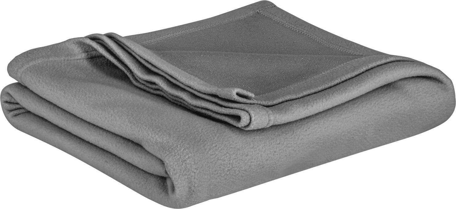 PULSIVA LUSINI Solutions GmbH Blanket Kelsey Decke Kelsey Blanket Kelsey; 150x200 cm (WxL); dark-grey Decke Kelsey; 150x200 cm (BxL); dunkelgrau 100% polyester. Weight approx. 150 g/m². Lightweight fleece blanket for cool summer evenings. Easy-care, durable and quick drying. 100 % Polyester. Gewicht ca. 150 g/m². Leichte Decke für kühle Sommerabende. Pflegeleicht, langlebig und schnell trocknend. Unterseite aus strapazierfähigem Jersey. Oberseite aus weichem Fleece.