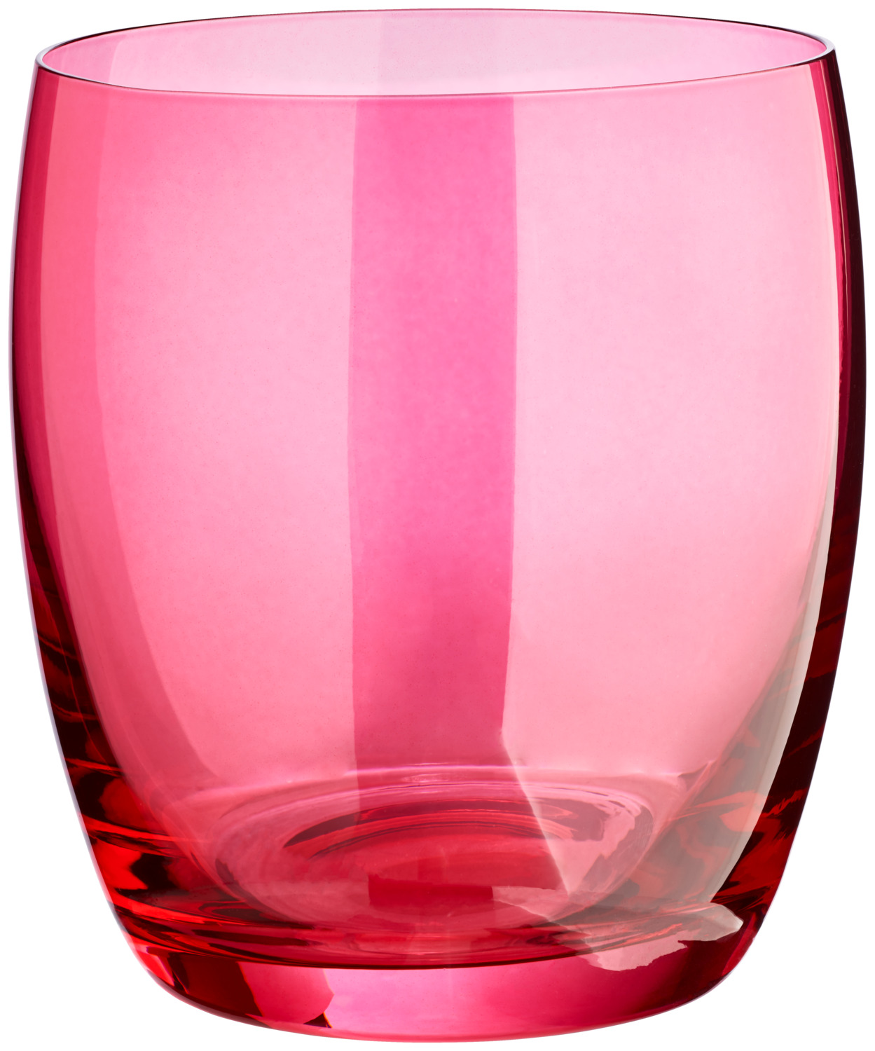VEGA LUSINI Solutions GmbH Drinking glass Amantea Crystal Wasserglas Amantea Crystal Drinking glass Amantea Crystal; 450 ml, 8.2x9.9 cm (ØxH); pink; 6 piece / pack Wasserglas Amantea Crystal; 450 ml, 8.2x9.9 cm (ØxH); pink; 6 Stück / Pack Drinking glass made of crystal glass. Transparent glasses: dishwasher safe. Colored glasses: suitable for dishwasher up to 3,000 cycles. Trinkglas aus Kristallglas. Transparente Gläser: spülmaschinenfest. Farbige Gläser: spülmaschinengeeignet bis zu 3.000 Spülgänge.