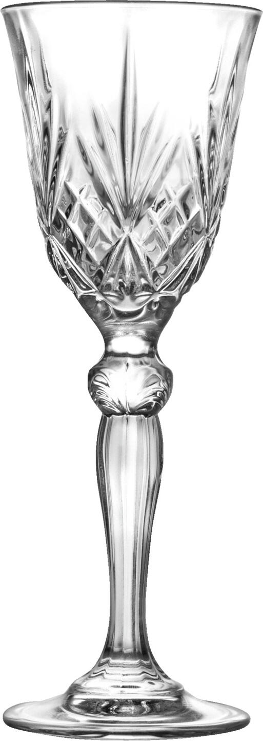 RCR RCR Cristalleria Italiana SpA Digestif glass Melodia Digestifglas Melodia Digestif glass Melodia; 50 ml, 5.2x14.1 cm (ØxH); transparent; 6 piece / pack Digestifglas Melodia; 50 ml, 5.2x14.1 cm (ØxH); transparent; 6 Stück / Pack Digestif glass made of crystal glass with a cut look. Dishwasher safe. Digestifkelch aus Kristallglas in Schliff-Optik. Spülmaschinenfest.