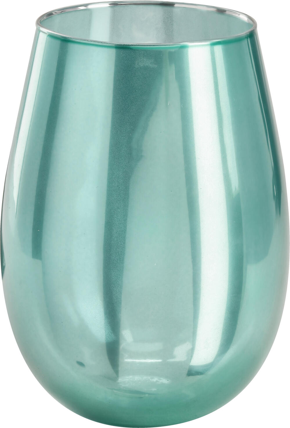 VEGA LUSINI Solutions GmbH Universal glass Aluna Universalglas Aluna Universal glass Aluna; 500 ml, 8.2x12.3 cm (ØxH); turquoise; 6 piece / pack Universalglas Aluna; 500 ml, 8.2x12.3 cm (ØxH); türkis; 6 Stück / Pack Painted drinking glass with metallic effect. Suitable for dishwasher for up to 3000 cycles. Lackiertes Trinkglas mit Metallic-Effekt. Spülmaschinengeeignet bis 3.000 Spülgänge.
