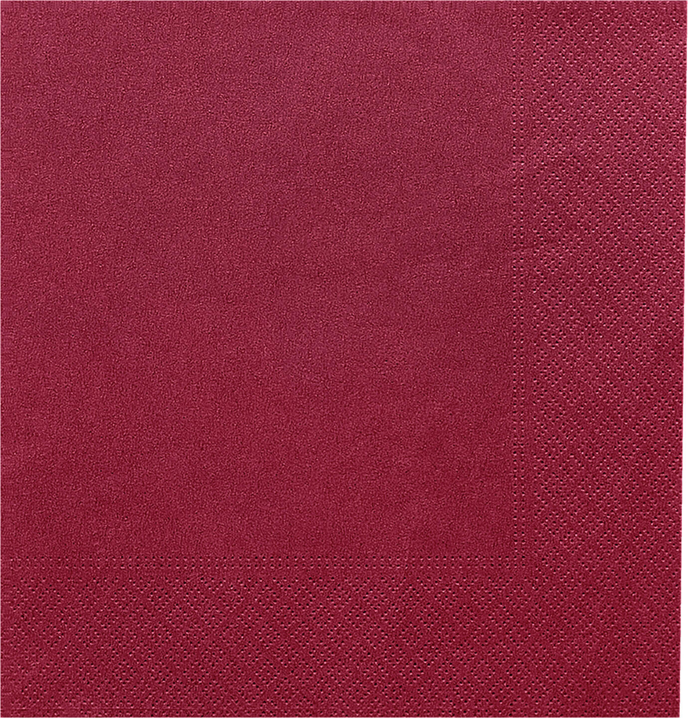 GARCIA DE POU Garcia De Pou, S.A. Paper napkin 2-ply Papierserviette 2-lagig Paper napkin 2-ply; 39x39 cm (WxL); bordeaux; 100 piece / pack Papierserviette 2-lagig; 39x39 cm (BxL); bordeaux; 100 Stück / Pack 2-ply paper napkin in the size 39x39 cm. 2-lagige Papierserviette in der Größe 39x39 cm.