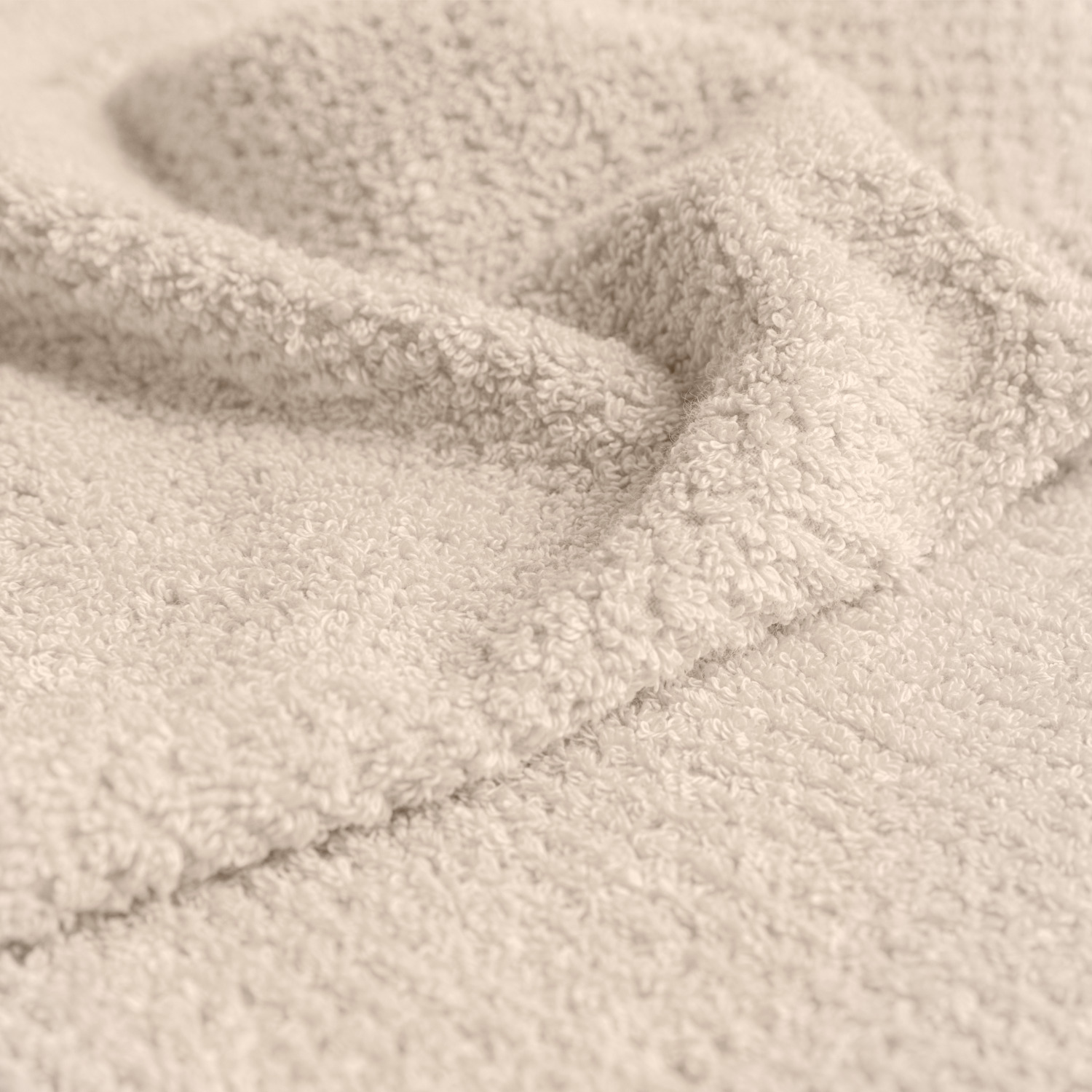 ERWIN M. LUSINI Tavira Hand Towel, 100% Cotton, 50 x 100 cm, Beige, Modern Waffle Texture, Super-Absorbent and Soft, OEKO-TEX Standard 100