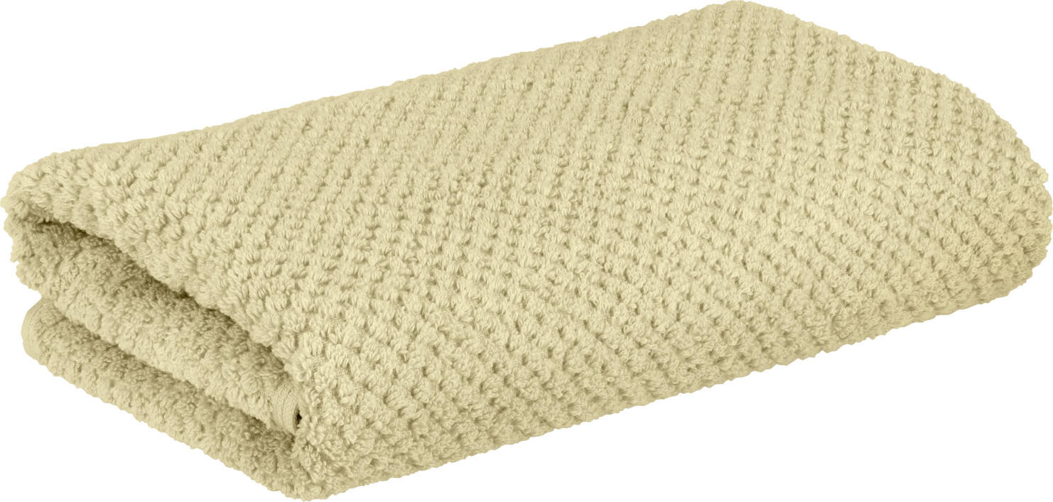 ERWIN M. LUSINI Solutions GmbH Towel Tavira Handtuch Tavira Towel Tavira; 50x100 cm (WxL); mustard Handtuch Tavira; 50x100 cm (BxL); senf 100% cotton. Weight approx. 480 g/m². Super-absorbent single-ply terry hand towel with high-quality Low Twist special yarns made of pure cotton. The towel does not just impress thanks to its very voluminous and soft feel - it also has a modern waffle texture. 100 % Baumwolle. Gewicht ca. 480 g/m². Super saugfähiges Walkfrottier Handtuch mit hochwertigen Low Twist Spezialgarnen. Dank der speziellen Garnkonstruktion trocknen diese Tücher schneller als vergleichbare Handtücher aus reiner Baumwolle. Das Handtuch überzeugt nicht nur durch seinen sehr voluminösen Griff und seine weiche Haptik sondern auch durch seine moderne Waffelstruktur.