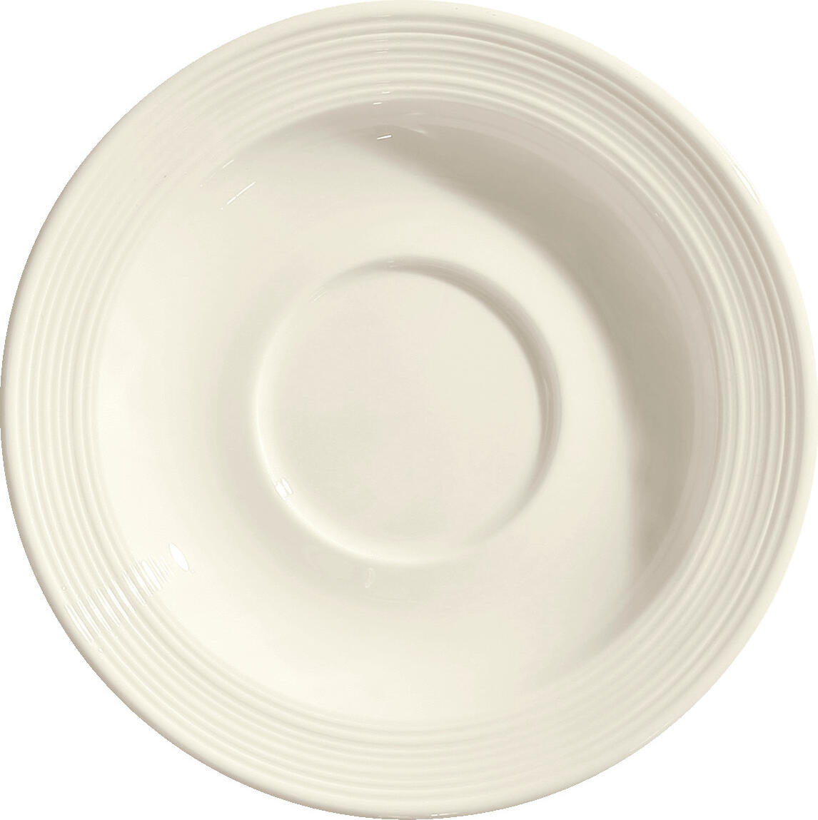 VEGA LUSINI Solutions GmbH Espresso saucer Skyline Espresso-Untertasse Skyline Espresso saucer Skyline; 12 cm (Ø); cream white; round; 6 piece / pack Espresso-Untertasse Skyline; 12 cm (Ø); cremeweiß; rund; 6 Stück / Pack Cream colored bone china espresso saucer with relief. Modern design. High resistance. Brilliant glaze. Dishwasher safe and microwaveable. Cremefarbene Espresso-Untertasse aus Bone-China mit Relief. Modernes Design. Hohe Widerstandsfähigkeit. Brillante Glasur. Spülmaschinenfest und mikrowellengeeignet.