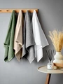Prosop de mâini ERWIN M. LUSINI Tavira, 100% bumbac, textură vaflată, 50 x 100 cm, Alb, Terry super-absorbant și cu uscare rapidă, OEKO-TEX Standard 100