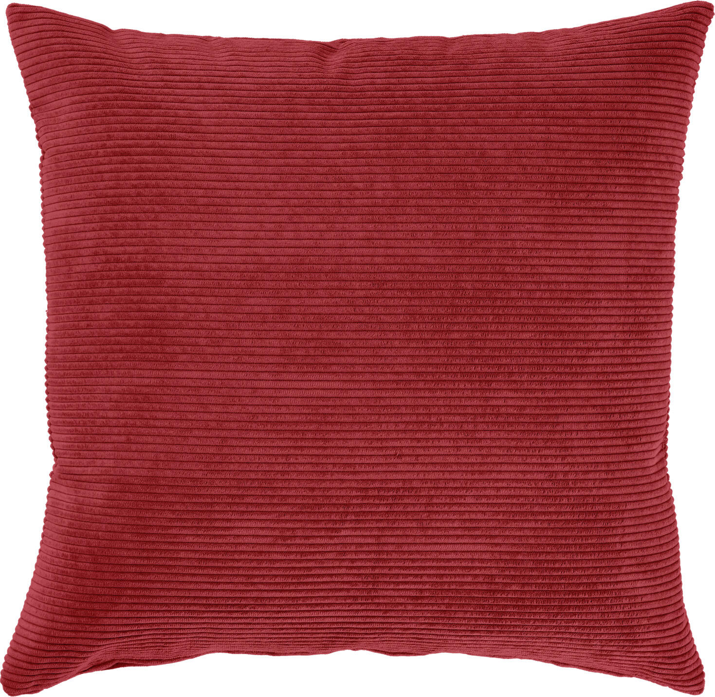 ERWIN M. LUSINI Solutions GmbH Cushion cover Cordoba Kissenhülle Cordoba Cushion cover Cordoba; 50x50 cm (WxL); red Kissenhülle Cordoba; 50x50 cm (BxL); rot 100% polyester. Weight approx. 290 g/m². Cushion cover made from modern corduroy fabric. Particularly easy to care for. 100 % Polyester. Gewicht ca. 290 g/m². Kissenbezug aus modernem Cord Stoff. Besonders pflegeleicht.