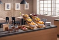 Sertizator Buffet Rotund VEGA, 2400 ml, Diametru 24 cm, Inaltime 10.5 cm, Otel Inoxidabil 18/8 Crom-Nichel, Rezistent la Rugina pentru Catering Profesional, Argintiu