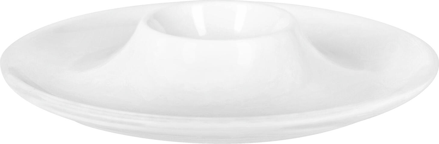 PULSIVA LUSINI Solutions GmbH Egg cup Ombrone Eierbecher Ombrone Egg cup Ombrone; 13x2.2 cm (ØxH); white; round; 6 piece / pack Eierbecher Ombrone; 13x2.2 cm (ØxH); weiß; rund; 6 Stück / Pack Classic egg cup made of melamine. Can be used from -30   °C to +70   °C. Shockproof, stackable and dishwasher safe. Klassischer Eierbecher aus Melamin. Einsetzbar von -30 °C bis +70 °C. Stoßfest, Stapelbar und Spülmaschinenfest.
