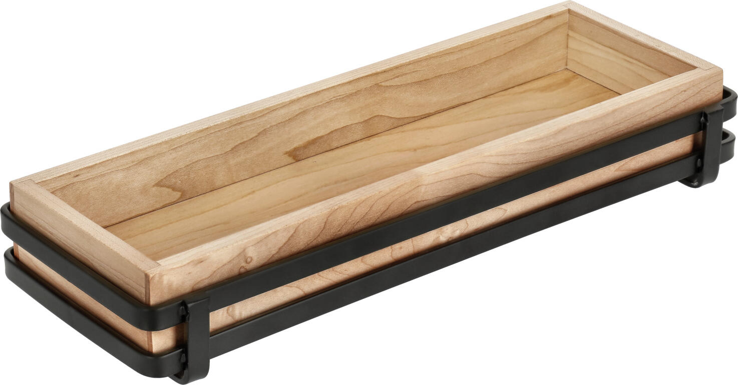 VEGA Ruby Maple Wood Bowl, Food-Safe Wooden Tray 30 x 10 x 4 cm, Compatible with Ruby Frames