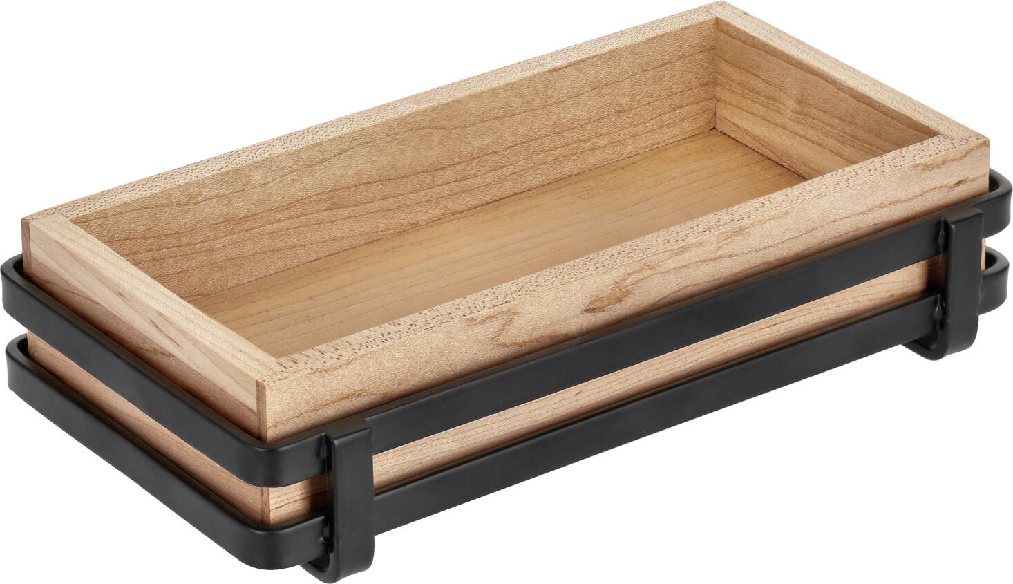 Bol VEGA Ruby din lemn de arin, bol din lemn sigur pentru alimente 20 x 10 x 4 cm, compatibil cu ramele Ruby