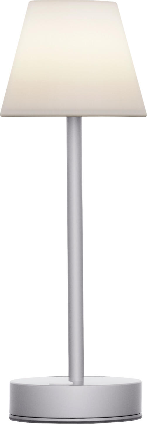 Newgarden Newgarden Spain SL Table lamp Lola Slim Tischleuchte Lola Slim Table lamp Lola Slim; 11x32 cm (ØxH); light-grey Tischleuchte Lola Slim; 11x32 cm (ØxH); hellgrau Plastic table lamp. The dimmable lamp is battery operated. Suitable for indoor and outdoor use. Lighting duration up to 40 hours. Tischleuchte aus Kunststoff. Die dimmbare Leuchte wird mit einem Akku betrieben. Für den Innen- und Außenbereich geeignet. Leuchtdauer bis zu 40 Std.