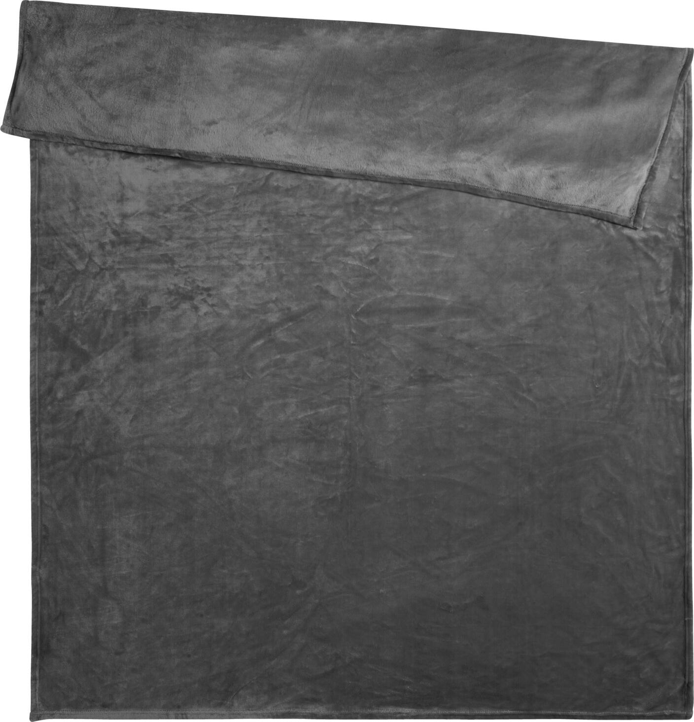 ERWIN M. LUSINI Barrie Blanket, 150 x 200 cm, 100% Polyester, Extra Fluffy and Durable, OEKO-TEX Standard 100 Certified, Anthracite